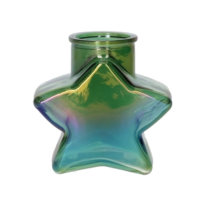 DF02-667176400 - Bottle Sterre 11x6.2x10.7 green+pearl