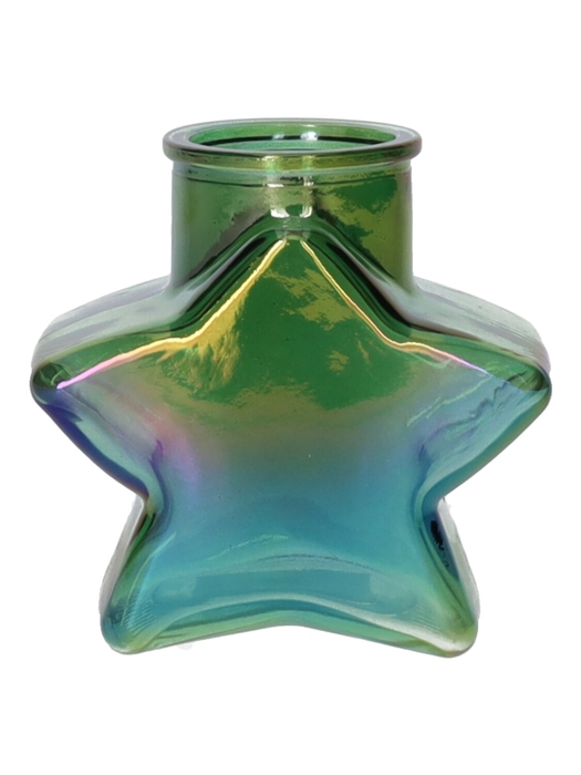 <h4>DF02-667176400 - Bottle Sterre 11x6.2x10.7 green+pearl</h4>