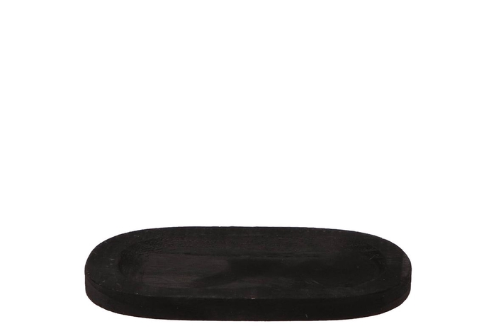 <h4>Wood Tray Black 24x14x2cm</h4>