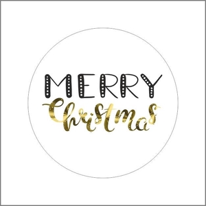 Kerst Sticker 39mm x500 M.Christmas