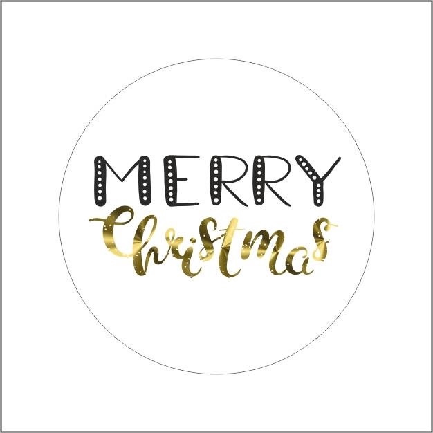 Christmas Sticker 39mm x500 M.Christmas