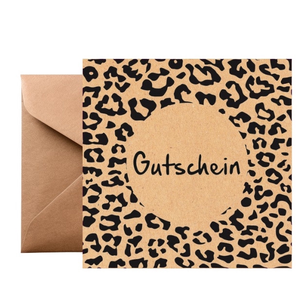 <h4>Labels Kadobon D 13*13cm x25 Panter</h4>