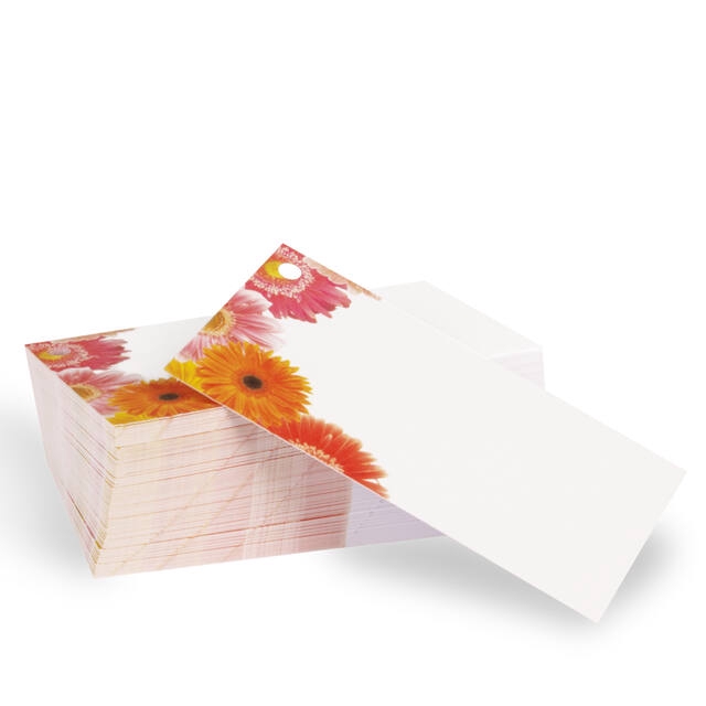 <h4>Flower card Gerbera white - 100 pcs</h4>