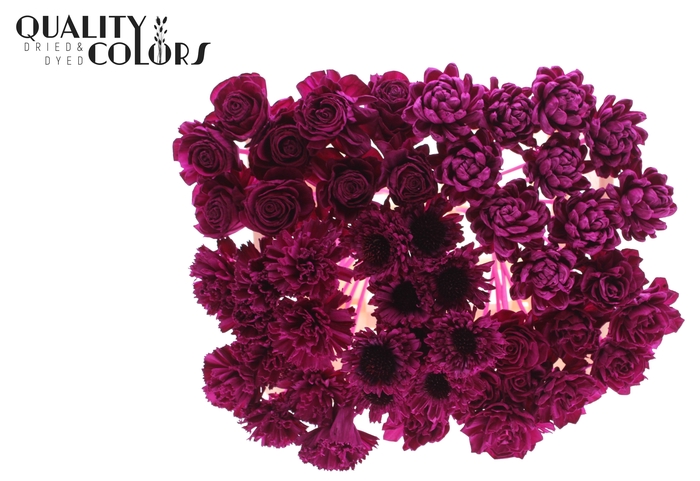 Shola Flower Mix on stem Lilac