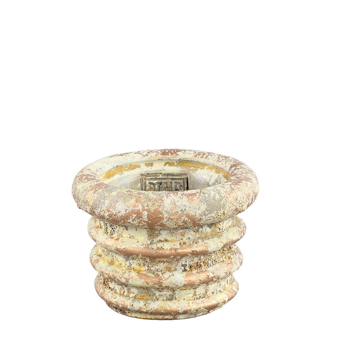 <h4>Ceramics Swirl pot d12*9cm</h4>