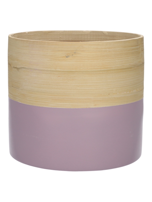 DF00-710830747 - Pot Mambu cylinder d13xh12.5 natural/lilac