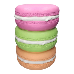 DF03-666352500 - Side table Macaron d30/33.5xh46.5  lavender/green/ peach