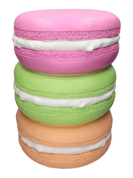<h4>DF03-666352500 - Side table Macaron d30/33.5xh46.5  lavender/green/ peach</h4>