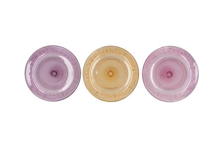 <h4>Dayah Pastel Mix Glass Plate 23x2cm Ass P/1</h4>