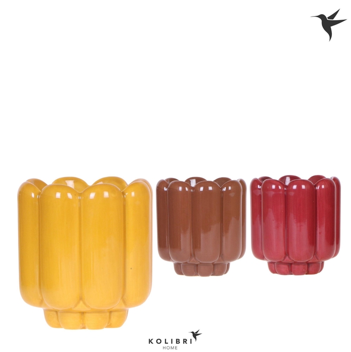 <h4>Kolibri Home Retro pot yellow mix</h4>