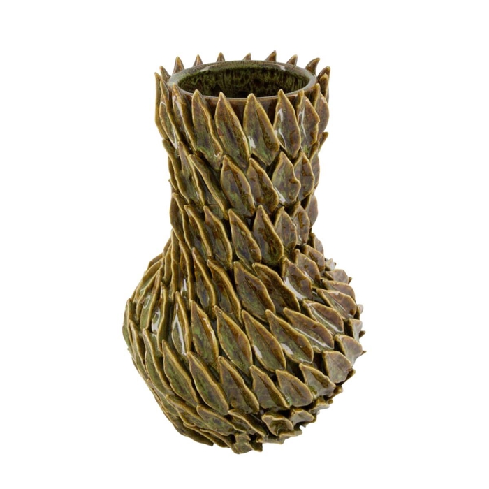 <h4>Keramiek Exclusief Leaves vaas d25*39cm</h4>