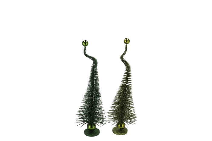 <h4>Sparkle Glitter Majestic Green Mix Tree Ass 24x6cm</h4>