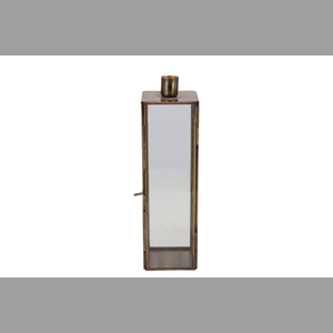 Braga Majestic Gold Candle Holder 8x8x27cm Nm