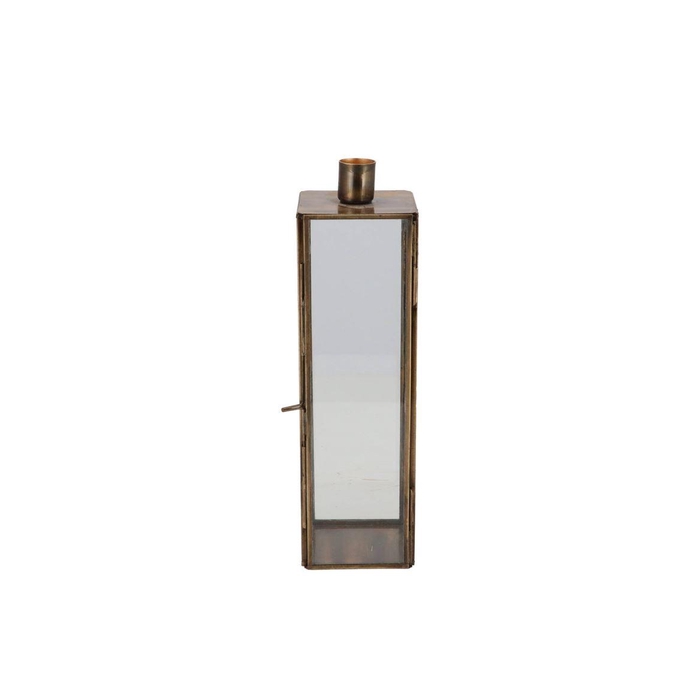 <h4>Braga Majestic Gold Candle Holder 8x8x27cm Nm</h4>