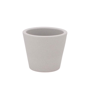Vinci Matt Grey Container Pot 12x10cm Nm