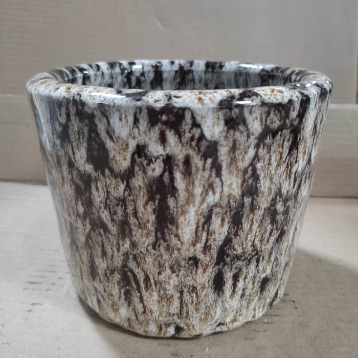CACHEPOT MINI CILINDRO LISO 2 MARMORE (MCI02MR) 005511