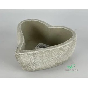 CEMENT HEART GREY 13*14*H6