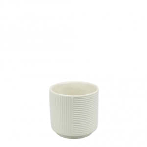 Ceramics Groove pot d08*7cm
