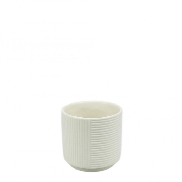 <h4>Ceramics Groove pot d08*7cm</h4>