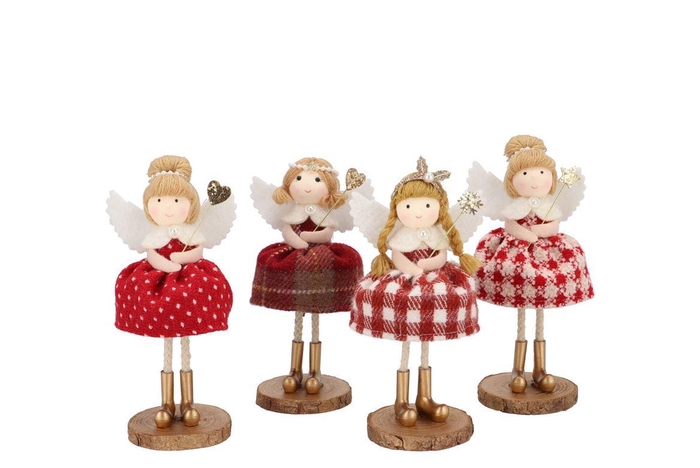 <h4>Loulou Jolly Red Standing Girl Ass 6x10x17cm</h4>
