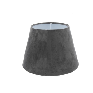 Lampshade Ø25xh16cm Grey Vel.