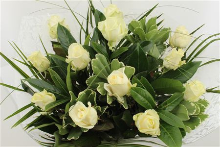 <h4>Boeket Rozen 12 Wit</h4>
