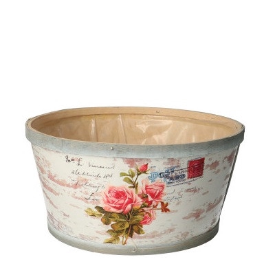 <h4>Wood Rose tray d22*11cm</h4>