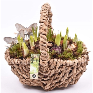 Touw hengselmand ovaal 27x22 cm