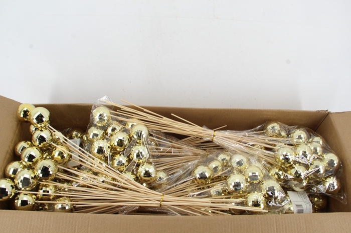 <h4>Stick Ball Mirror C. Ø6cm Gold</h4>