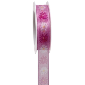 Lint Bloemmix 25mmx18mtr fuchsia