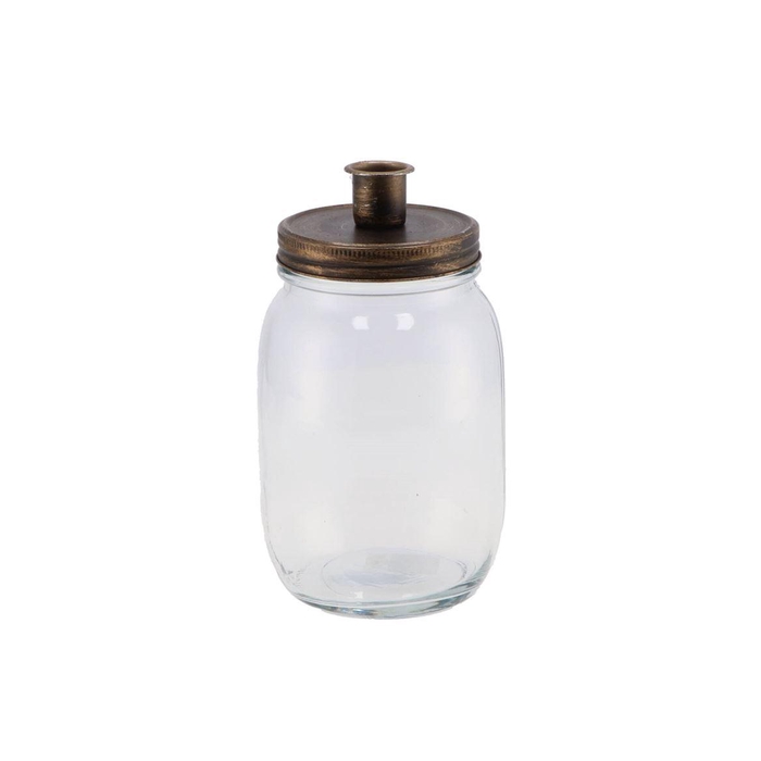 <h4>Candle Jar Gold 11x17cm Nm</h4>