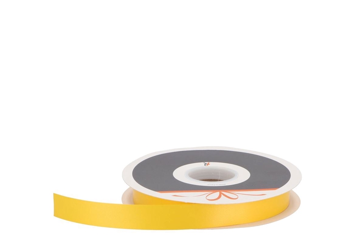 <h4>Ruban D'emballage Poly Large 1,9cm Jaune Par 100 Yard- 91 Mètres</h4>