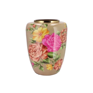 June Natural Brown Vase Iron 33x33x45cm