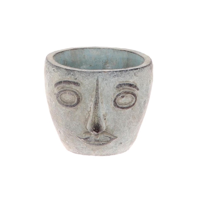 <h4>Keramiek Pot gezicht d14.5*12cm</h4>