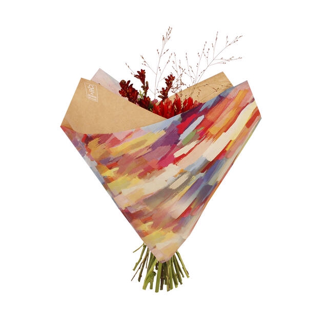 <h4>Hoes 35x35cm Oblique 45gr kraft Paint Streaks 250/doos</h4>