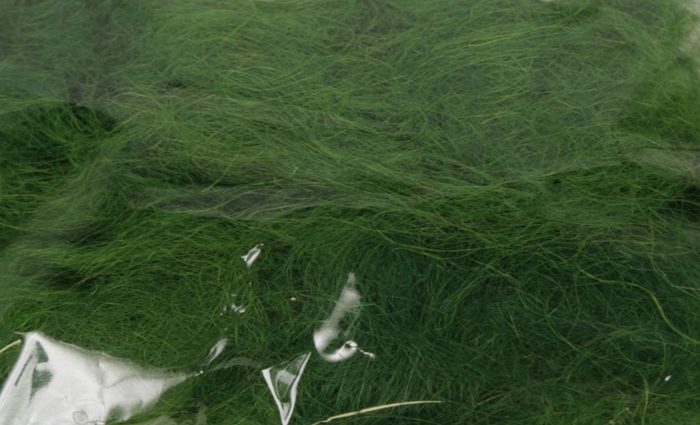 Fuzzy fibre 100 gram in poly Light Green