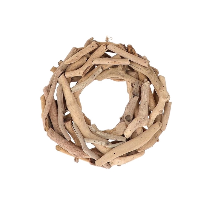 <h4>Krans d25cm Driftwood</h4>