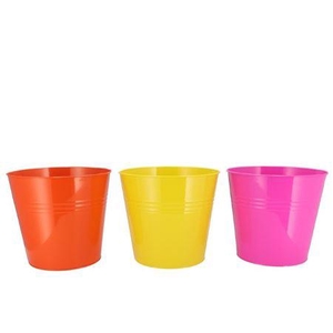 Zinc Dutch Orange Mix Bucket Basic Ass 25x22x17cm