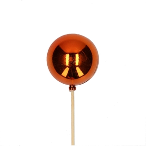 Kerst bijsteker 50cm Kerstbal d06cm glans