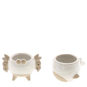 Maritiem Keramiek Ocean pot 12*10*8.5cm