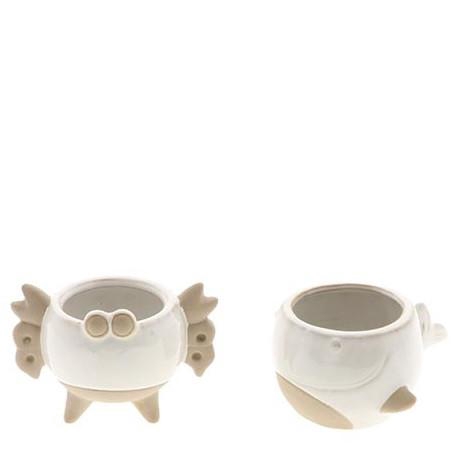 <h4>Maritiem Keramiek Ocean pot 12*10*8.5cm</h4>