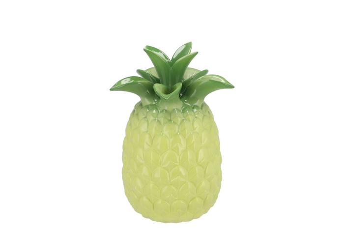 Pineapple Tropical Lime Vase 16x16x22cm Nm