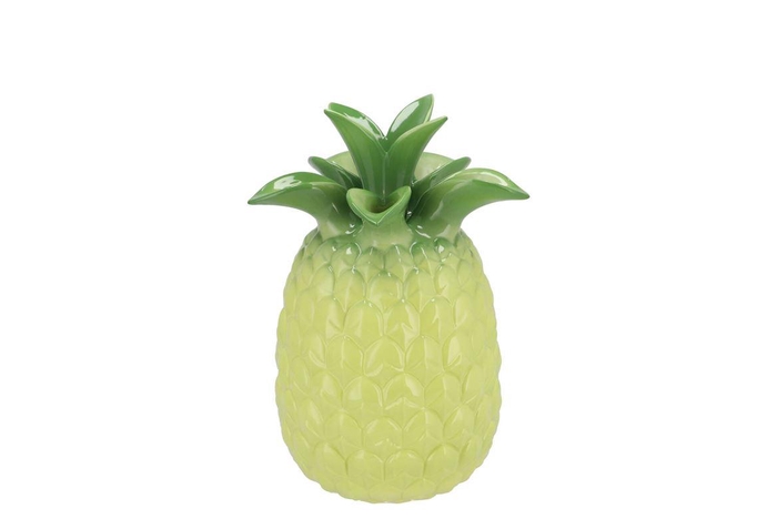 Pineapple Tropical Lime Vase 16x16x22cm Nm