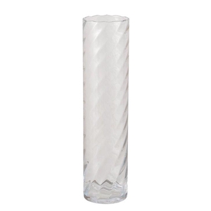 Vase Bila, H 60,00 cm, Clear glass, Shiny, Single-colour, 2058363, 4066076506989