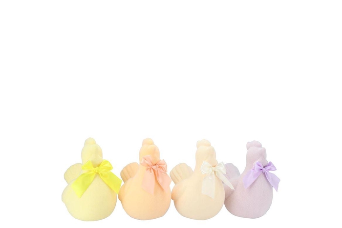 <h4>Easter Flock Dreamy Pastel Chicken Ass 16x11x17cm</h4>
