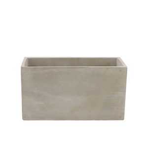 Concrete Bowl Rectangle 26x13x14cm