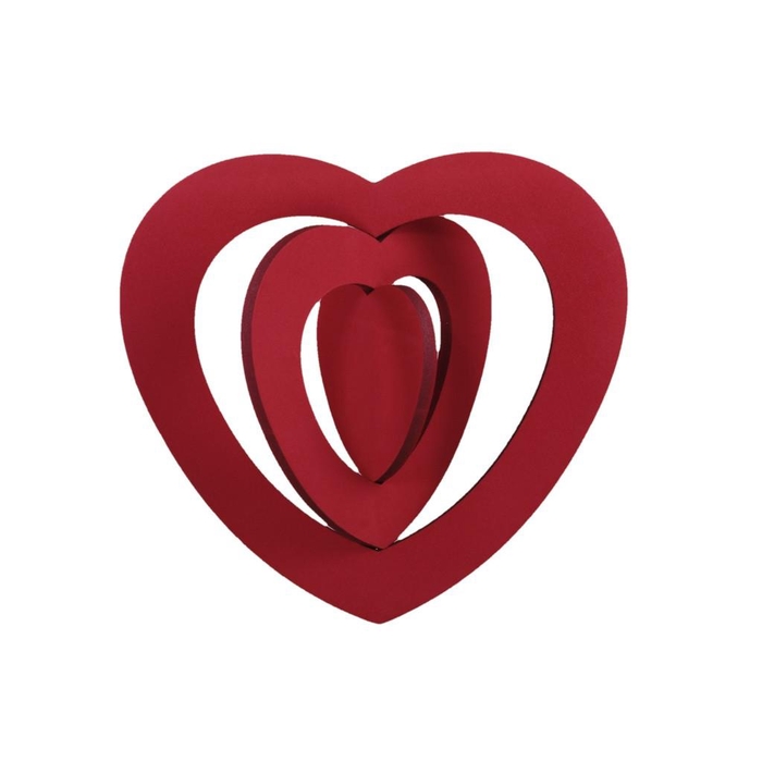 <h4>Valentine Hanging heart 3D 30cm</h4>