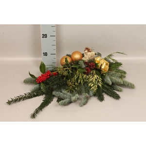 Natuur tak Gouden bal/strik 60/40