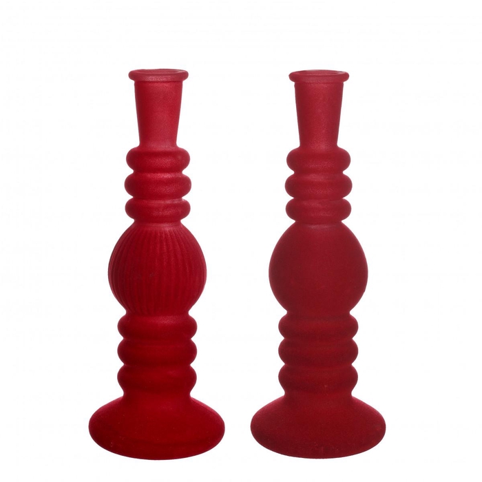<h4>Glas Candle vaas velvet d09*23cm</h4>