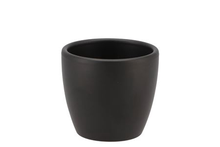 <h4>Ceramic Anthracite Matt Pot 7cm</h4>